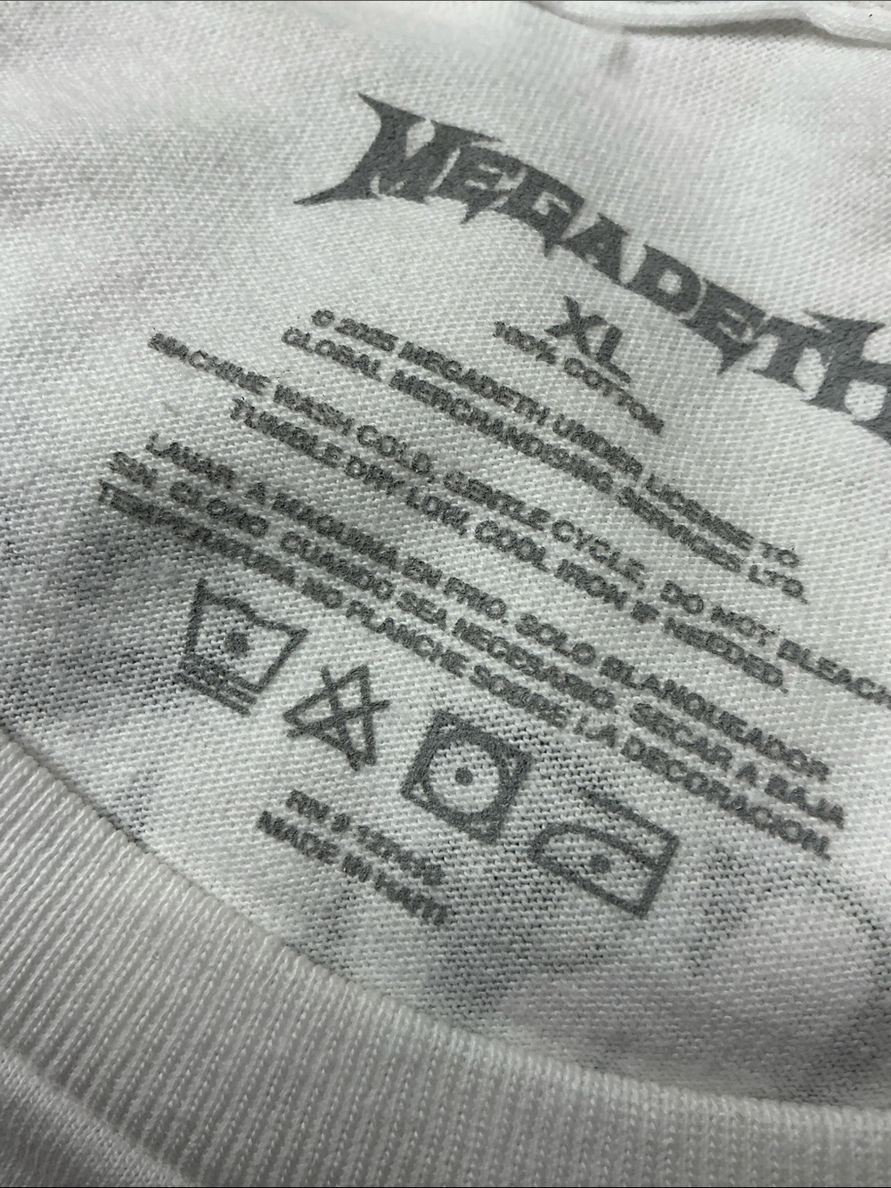 Megadeath Upcycled Shirt Band Tee Festival Grunge Boyfriend Plaid Flannel Unique - Picture 11 of 11